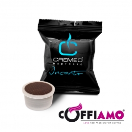 Caffè Cremeo - 100 Capsule Compatibili con Sistema Lavazza Espresso Point - Miscela Incanto Espresso Bar