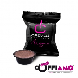 Caffè Cremeo - 100 Capsule Compatibili con Sistema Lavazza A Modo Mio - Miscela Magia Espresso Bar