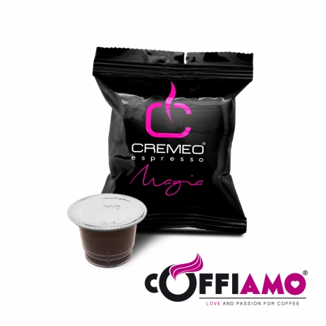 Caffè Cremeo - 100 Capsule Compatibili con Sistema Nespresso - Miscela Magia Espresso Bar