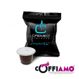 Caffè Cremeo - 100 Capsule Compatibili con Sistema Nespresso - Miscela Incanto Espresso Bar 