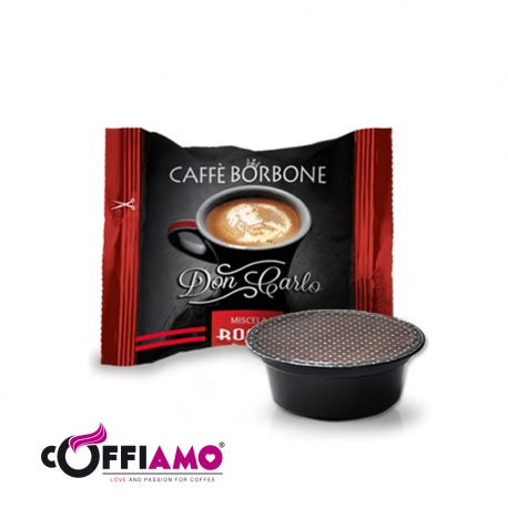 200 Capsule Caffè Borbone Don Carlo Miscela Rossa compatibile Lavazza a Modo Mio